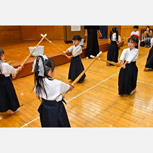 剣道授業参観