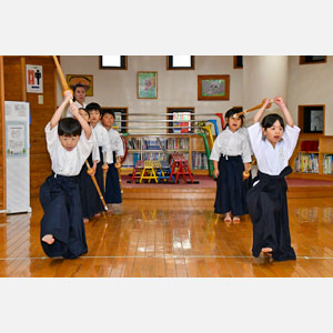 剣道授業参観